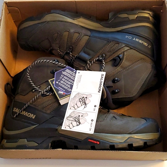 Salomon Shoes Salomon Mens Quest 4 Gtx Highrise Hiking Bootssize